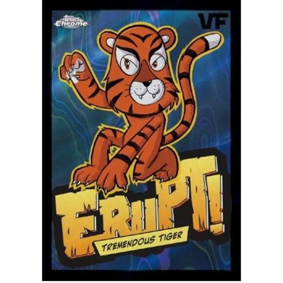 SEE PHOTO Veefriends Road to Veecon Tremendous Tiger Green Ice Super Sticker+Pin - Picture 11 of 12